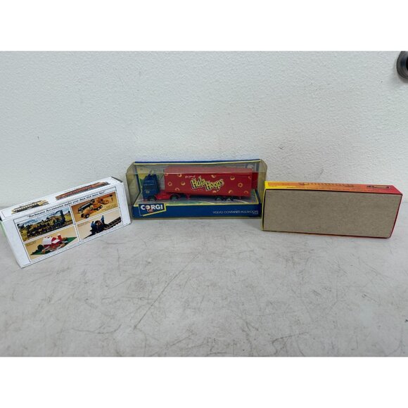 HO Scale Bachmann & Corgi HULA HOOPS Volvo 76036 42’ Steel Gondola FEC Railroad - Picture 2 of 10